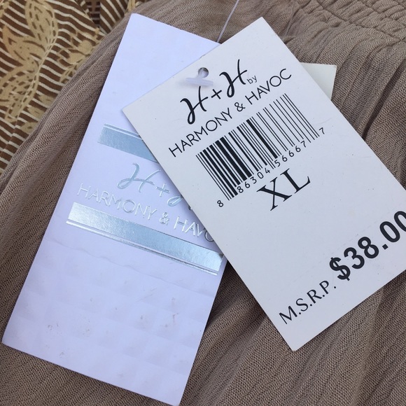 NWT H&H by HARMONY & HAVOC CULOTTES SZ XL - Picture 9 of 9
